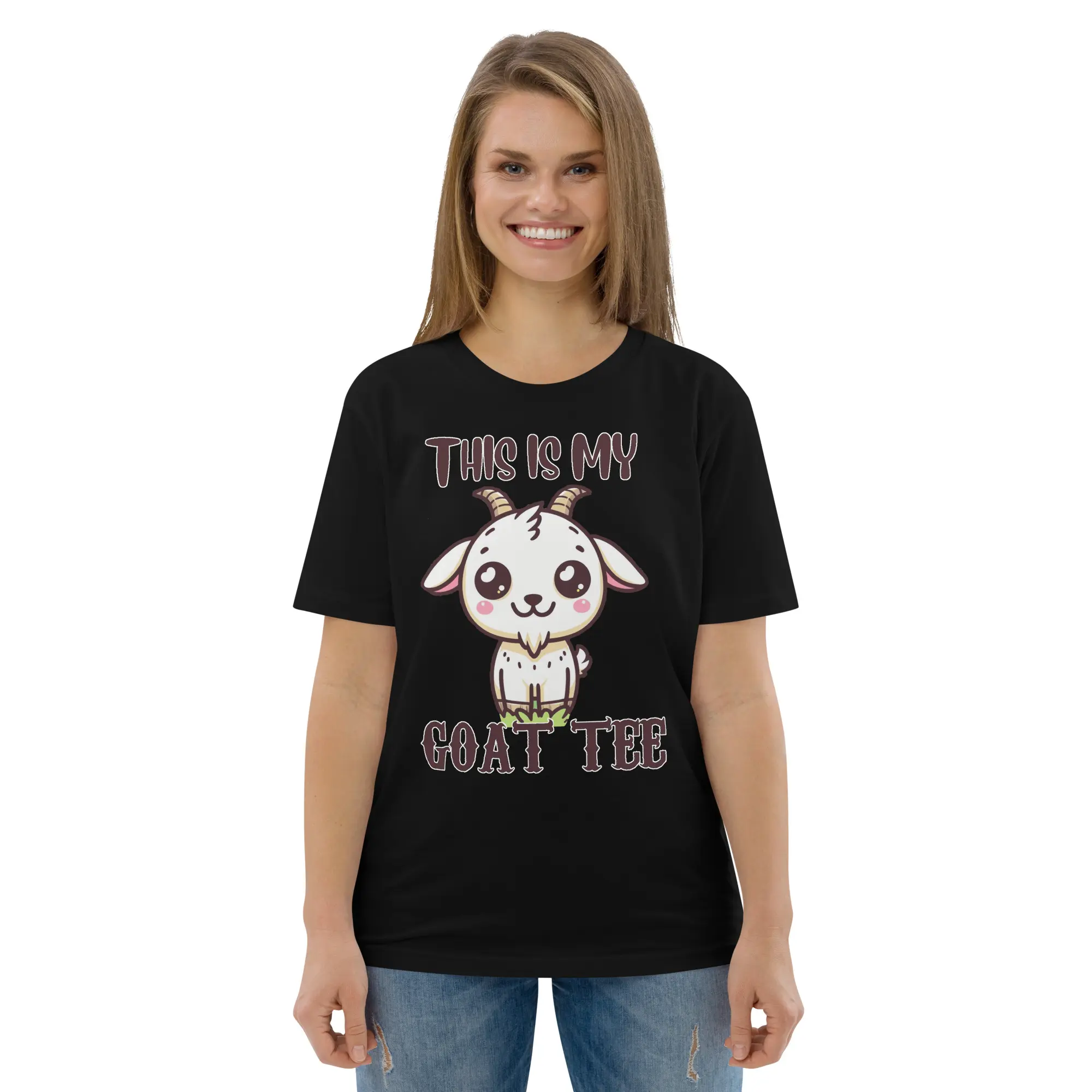 This Is My GOAT Unisex Organic Cotton Tee - Image 5