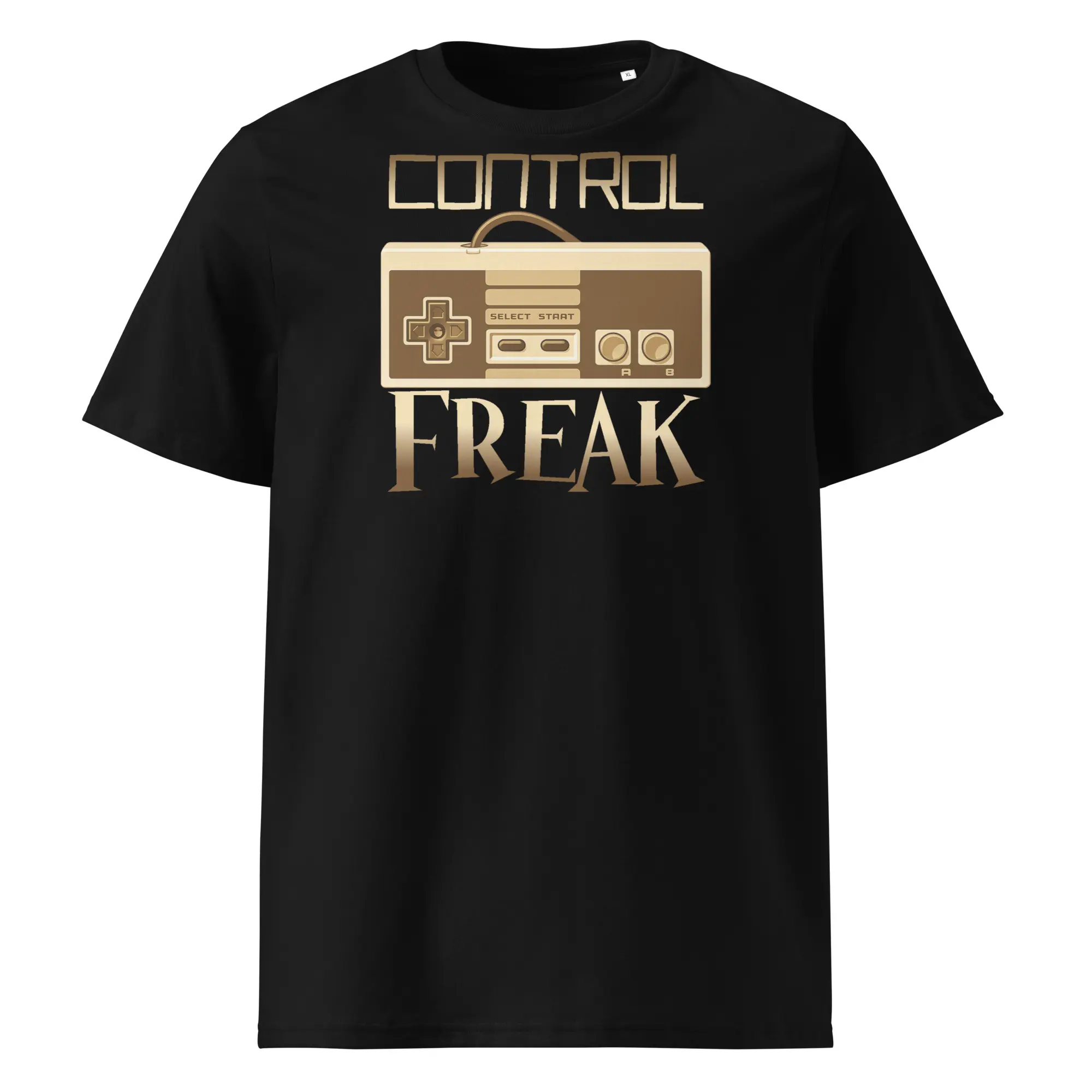 Control Freak - Retro unisex organic cotton t-shirt