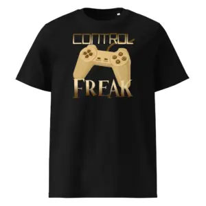 Control Freak retro gaming unisex organic cotton tee