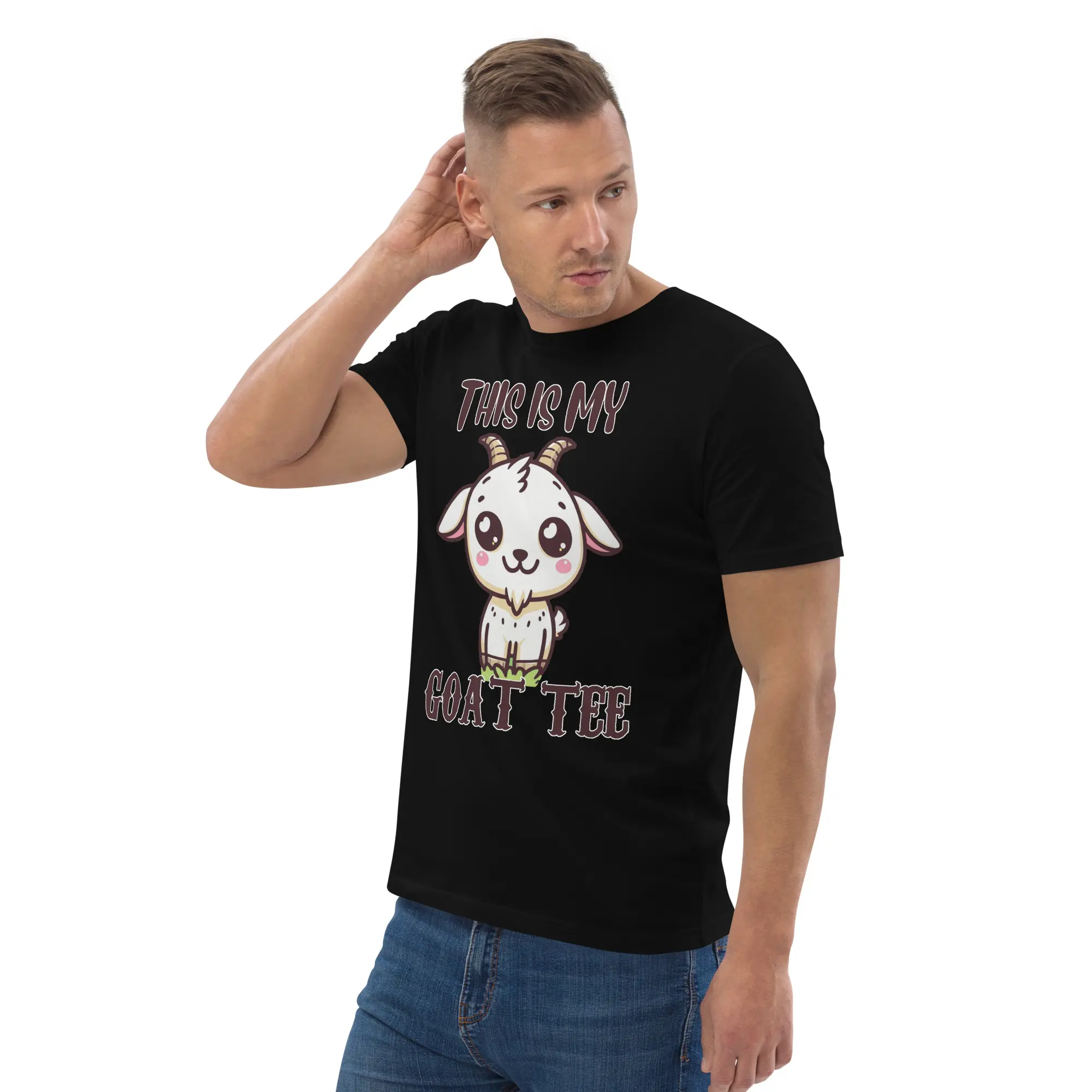 This Is My GOAT Unisex Organic Cotton Tee - Image 6