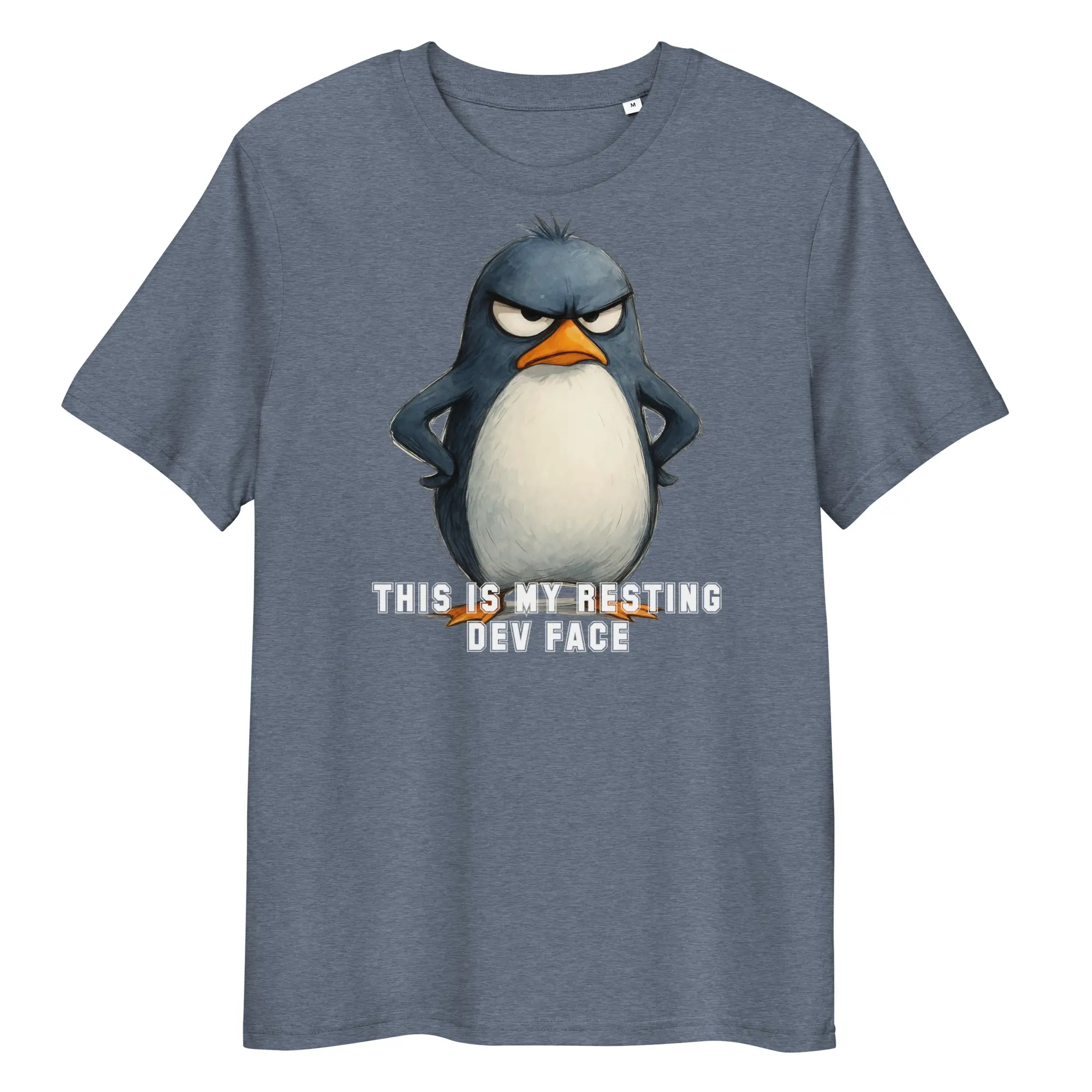 This is my resting dev face unisex organic cotton t-shirt