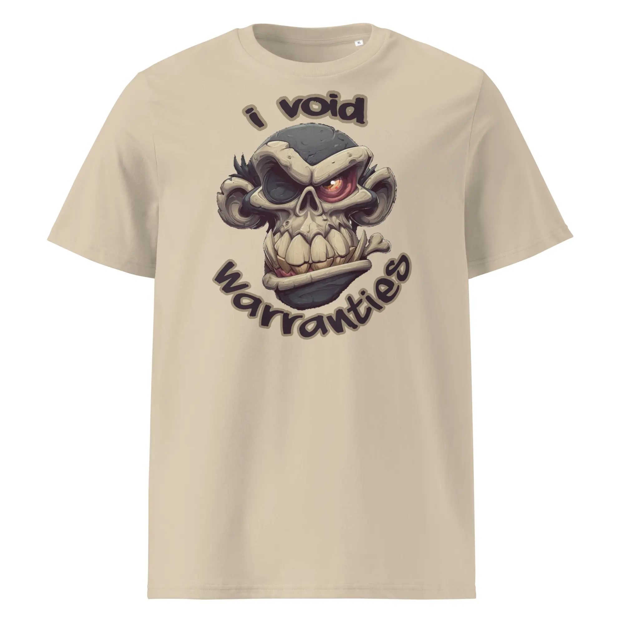 I Void Warranties unisex organic cotton t-shirt - Funny tech shirt for hardware hackers, engineers & DIY tinkerers